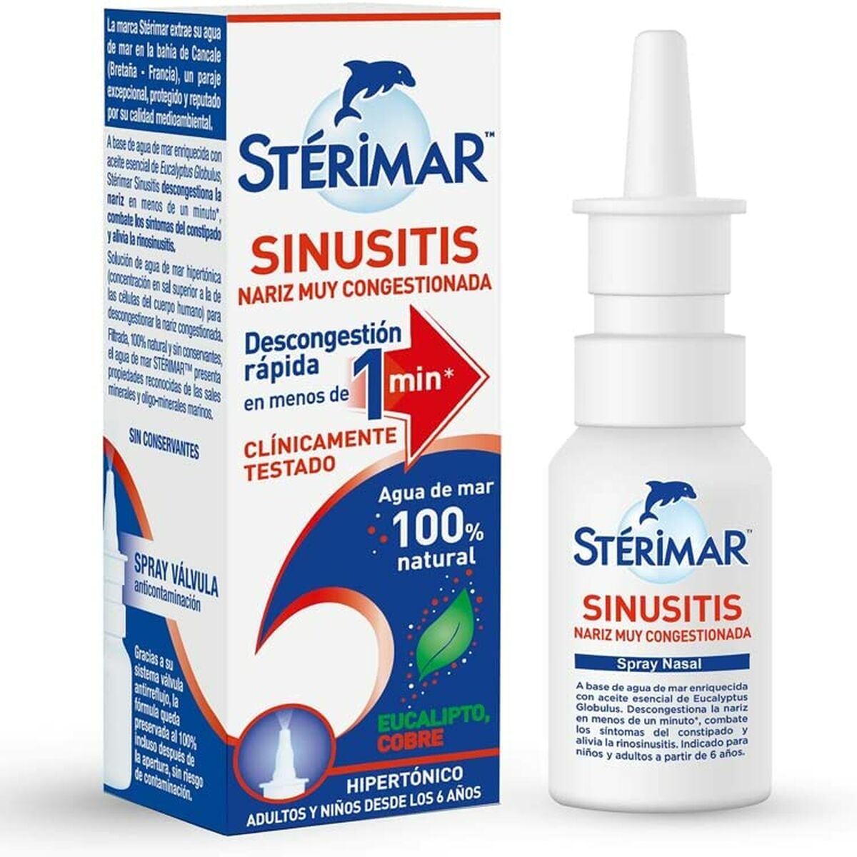 Nässpray Stérimar Sinusitis 20 ml Saltvattens Rengör - 2