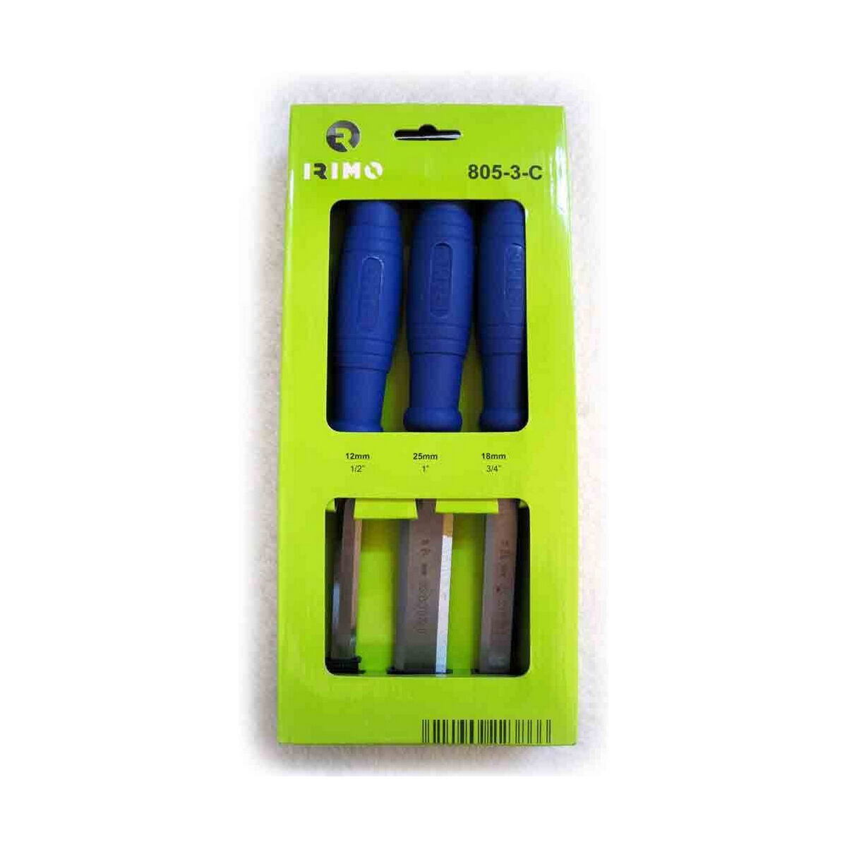 Chisel set Irimo 805-3-c 3 Delar 12 mm 18 mm 25 mm Stål - 2