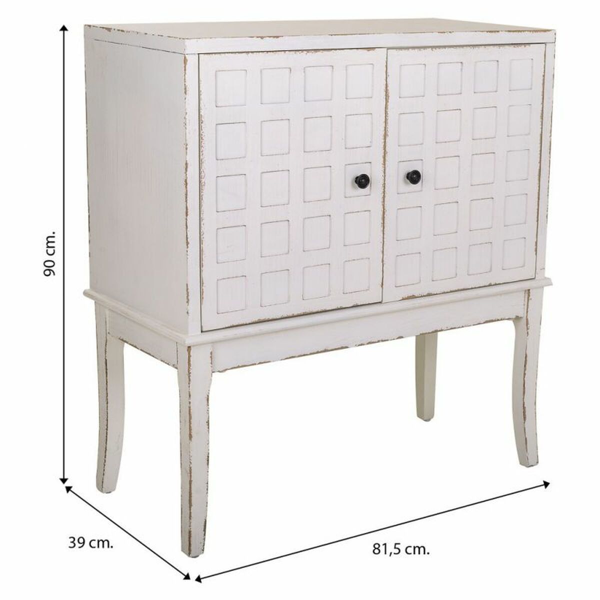 Mottagare Alexandra House Living Vit 39 x 90 x 81 cm - 8