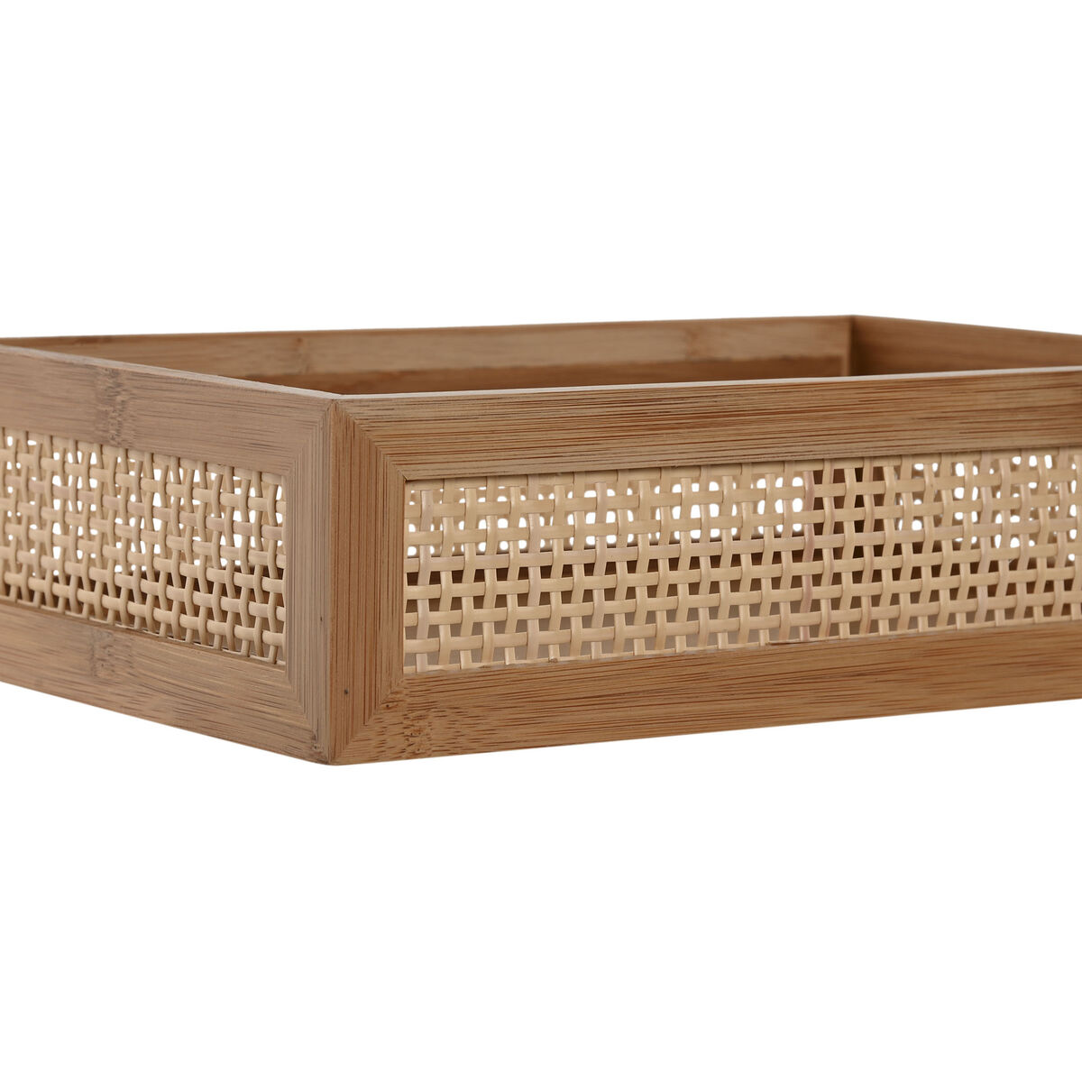 Snacksbricka Home ESPRIT Naturell 26 x 17 x 7 cm - 3