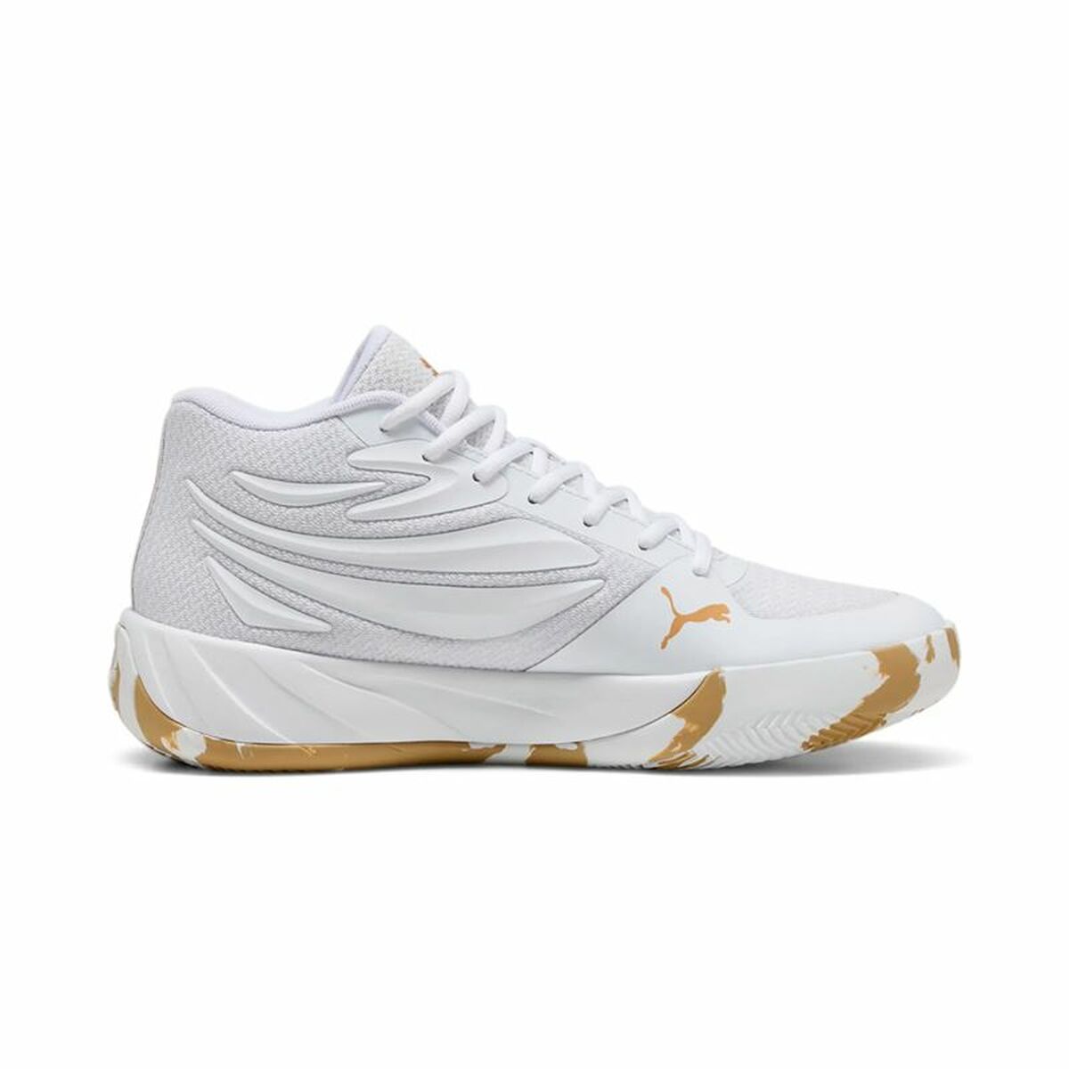 Basketskor, Vuxen Puma Court Pro Marble Vit