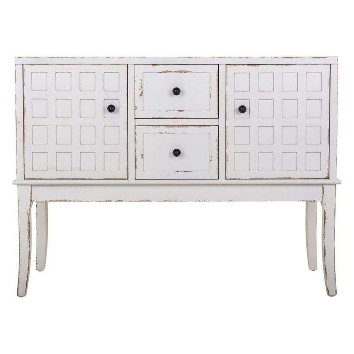 Hallmöbel med lådor Alexandra House Living Vit 36 x 82 x 108 cm - 3