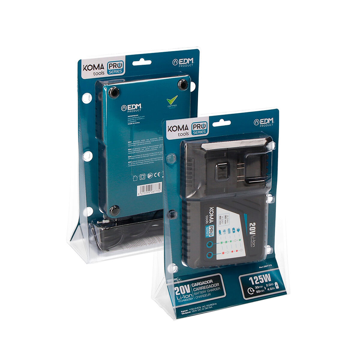 Batteriladdare Koma Tools 08773 125 W - 6