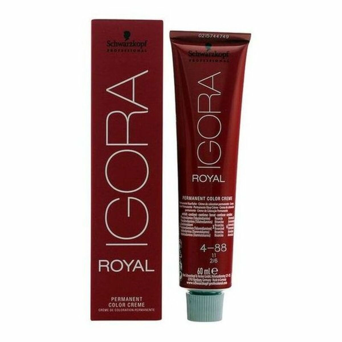 Permanent färg Schwarzkopf 1023 Nº 4-88 60 ml