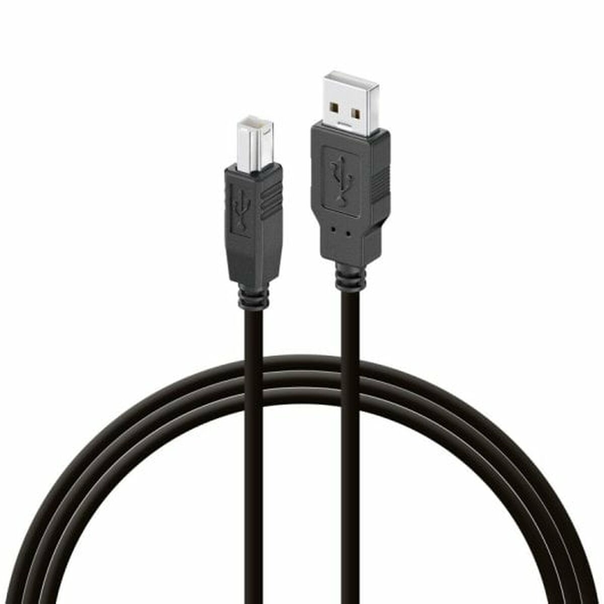 USB-kabel PcCom Svart 3 m