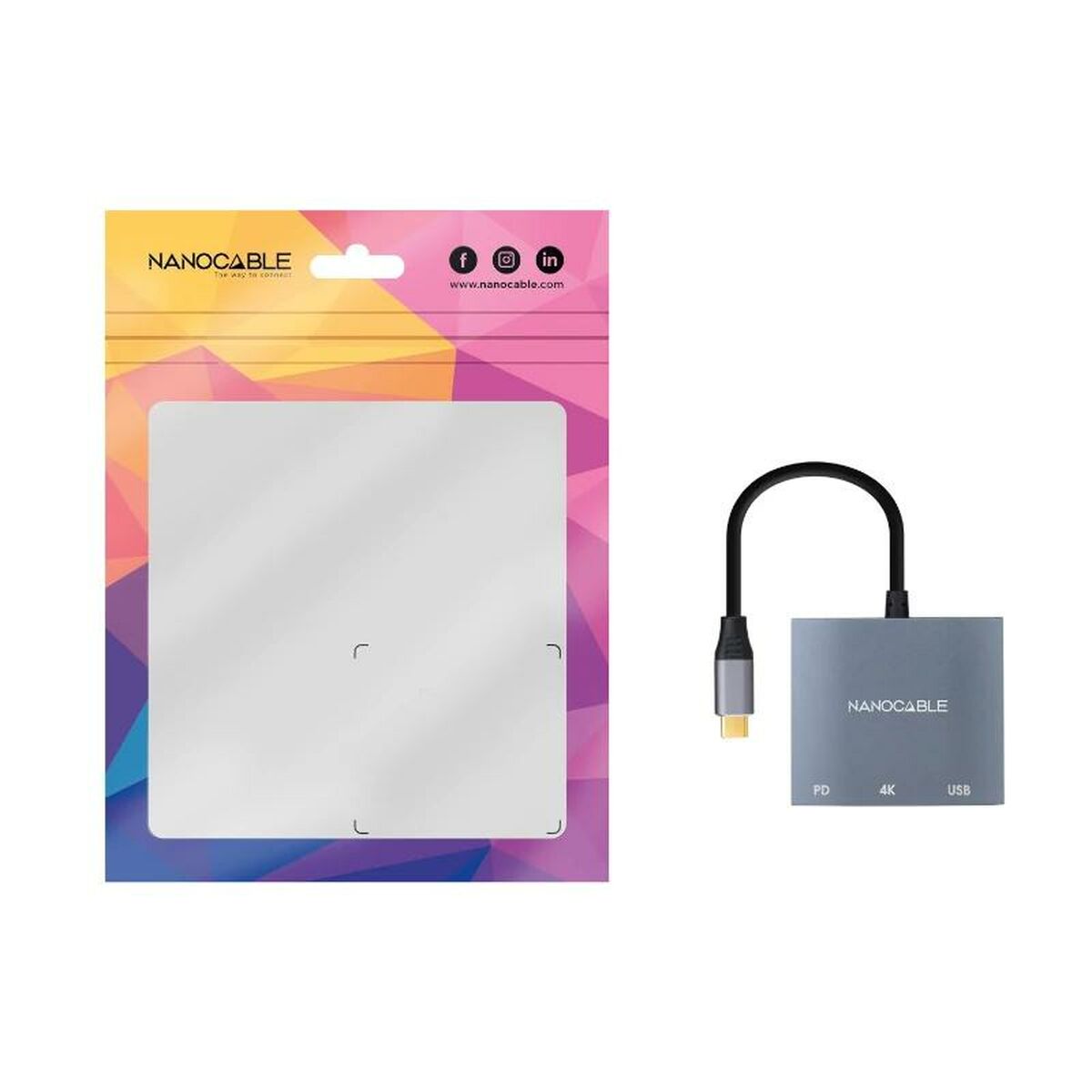 Adapter USB NANOCABLE 10.16.4306 4K Ultra HD - 3