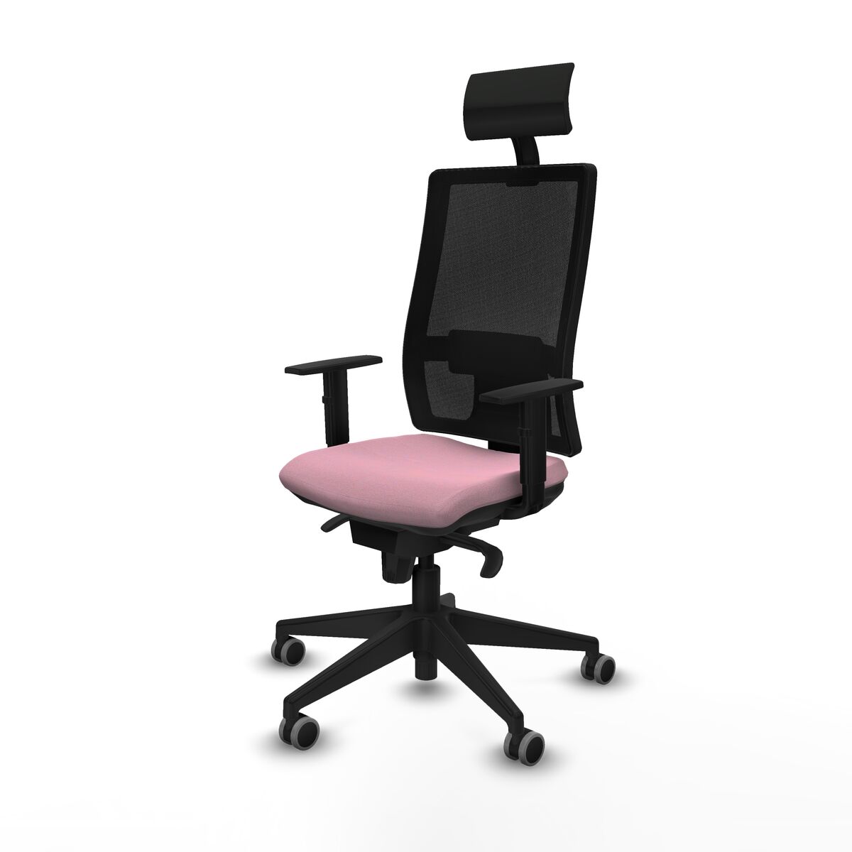 Kontorsstol med nackstöd Piqueras y Crespo 1D066G1 Rosa - 2