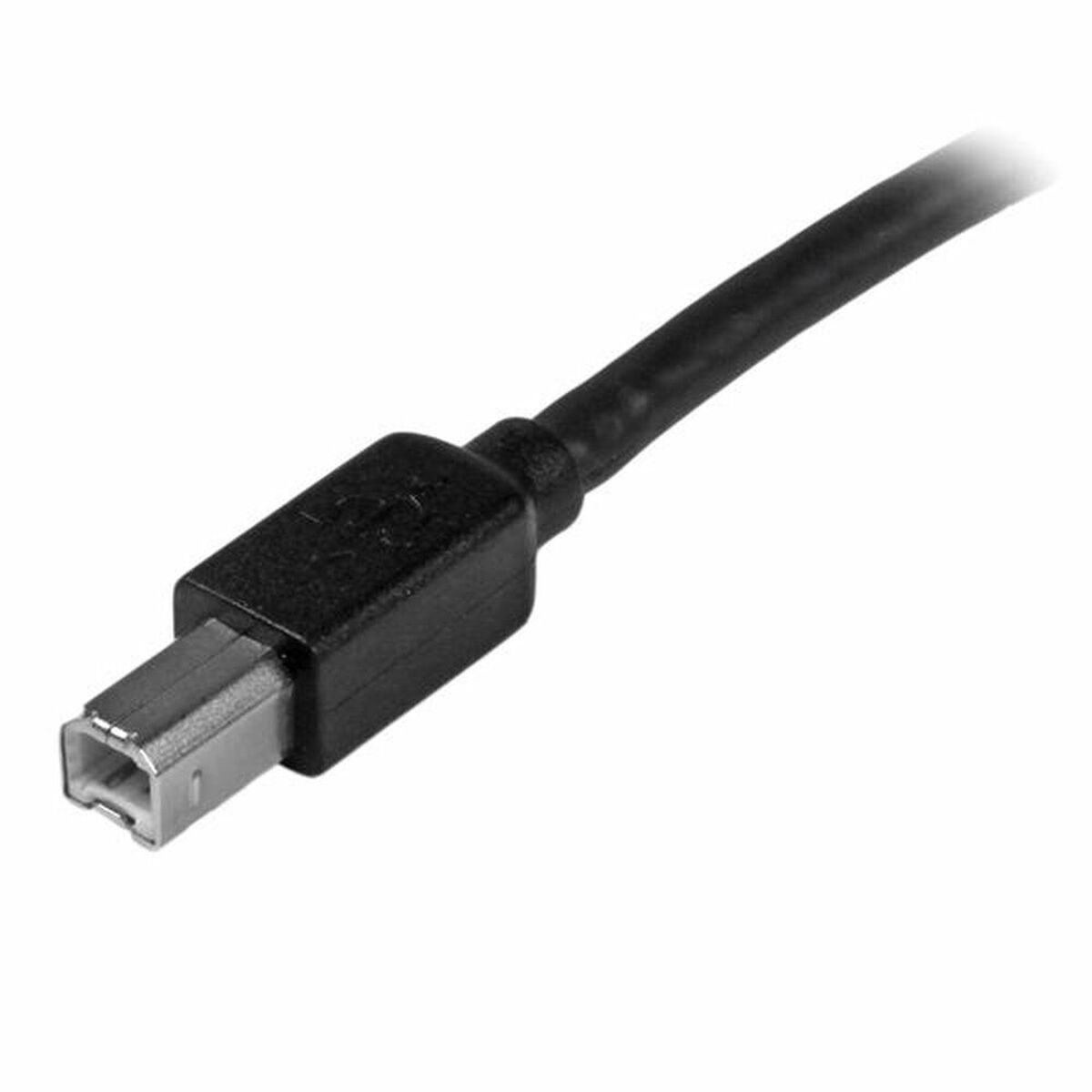 USB-kabel Startech USB2HAB50AC          Svart Aluminium - 9