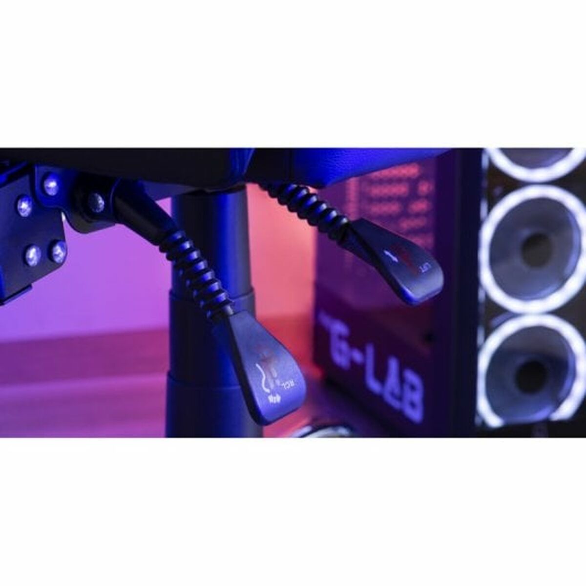 Spelstol The G-Lab Neon Röd - 5