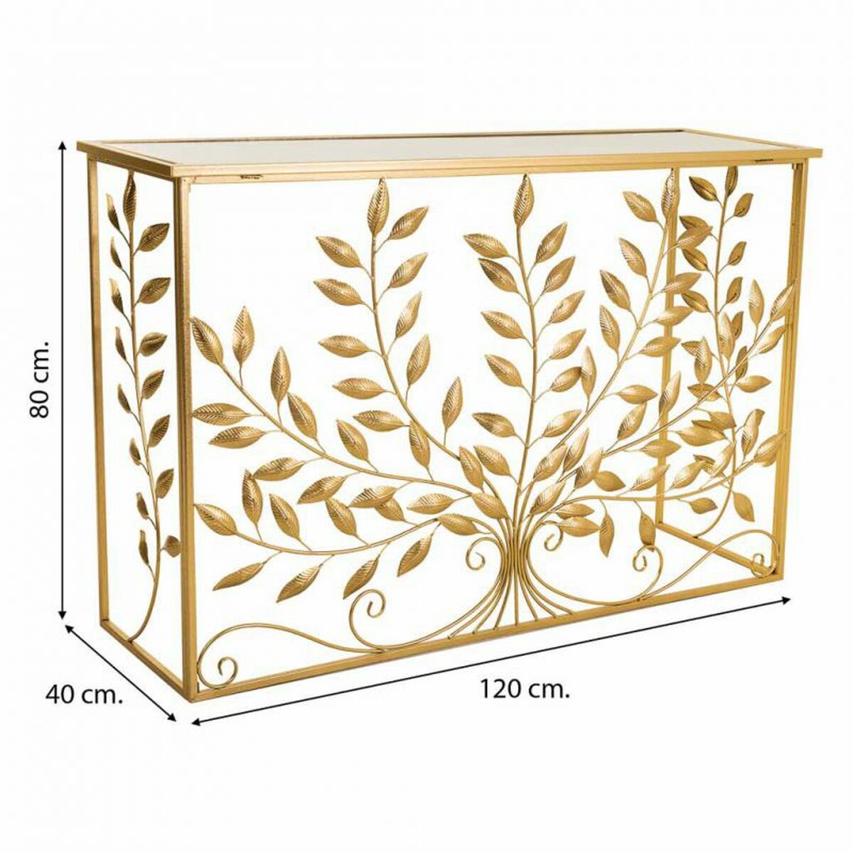Mottagare Alexandra House Living Gyllene 40 x 80 x 120 cm - 4