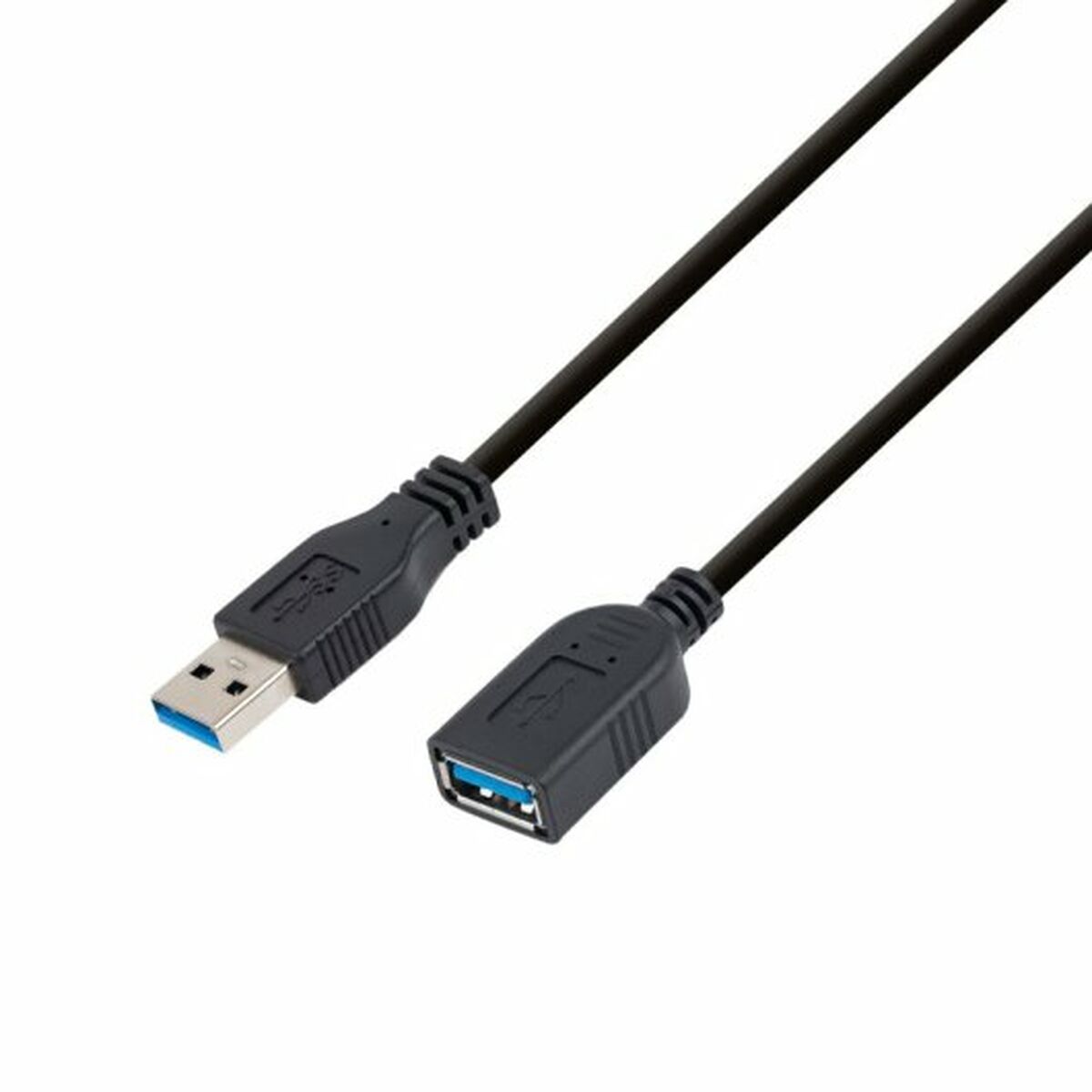 USB-kabel PcCom Svart 3 m