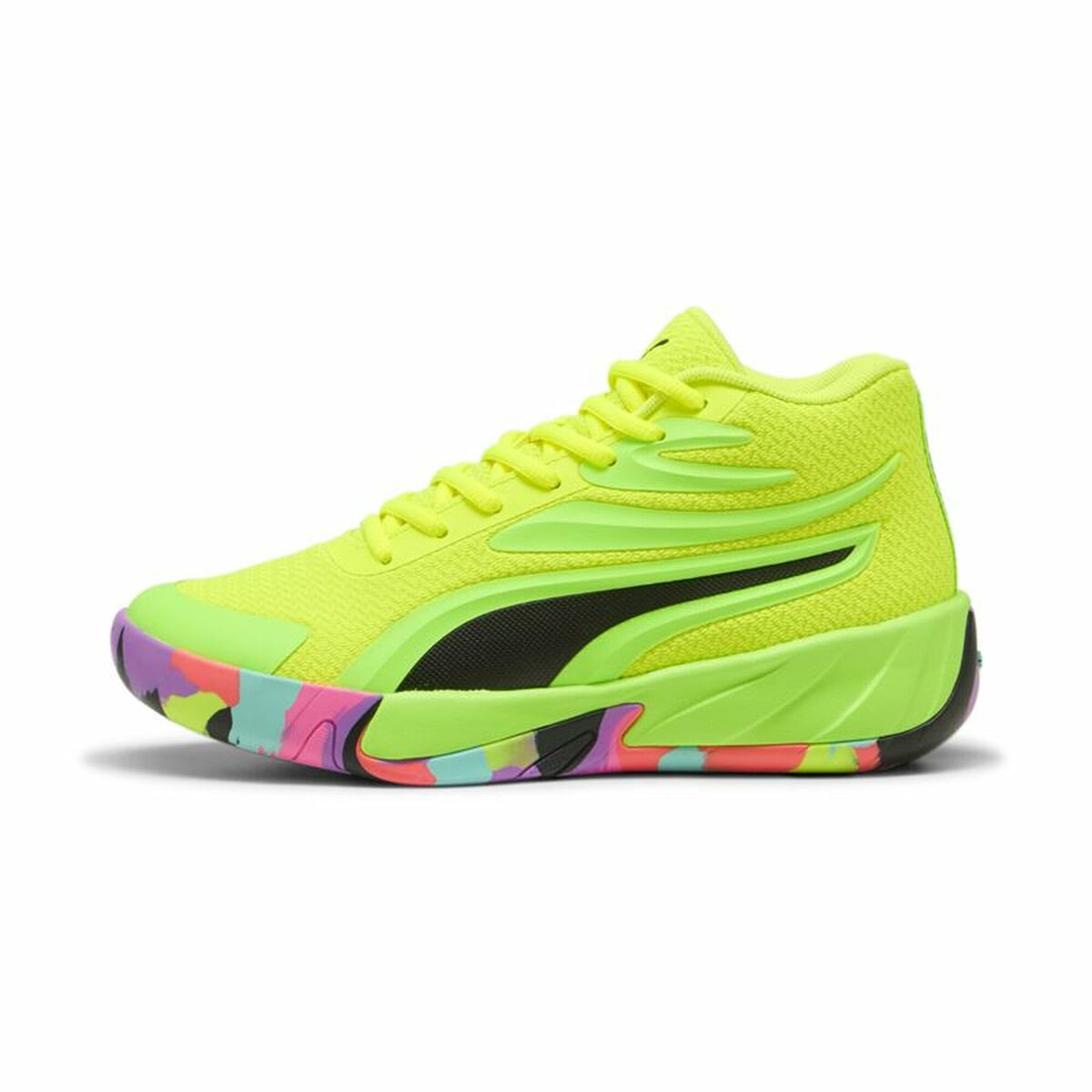 Basketskor, Vuxen Puma Court Pro Marble Gul