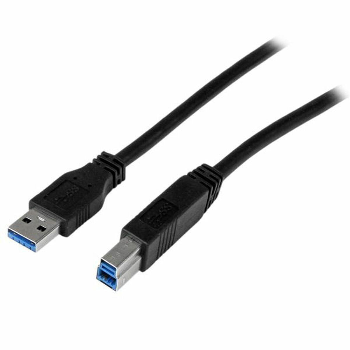 USB A till USB B Kabel Startech USB3CAB2M            Svart - 3