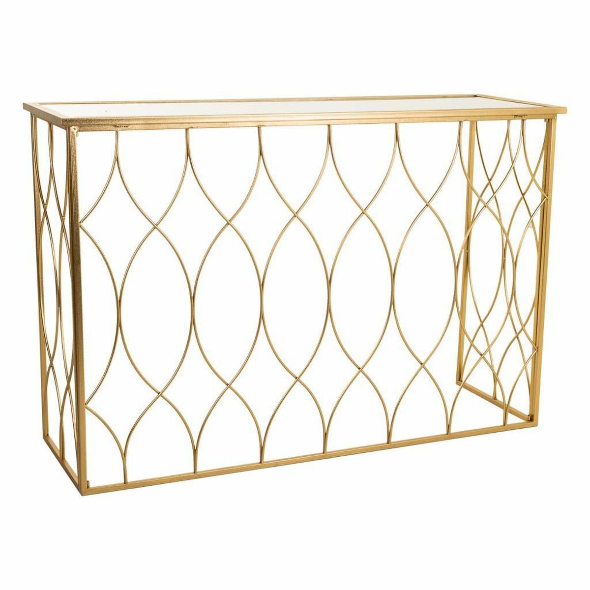 Mottagare Alexandra House Living Gyllene 40 x 80 x 120 cm