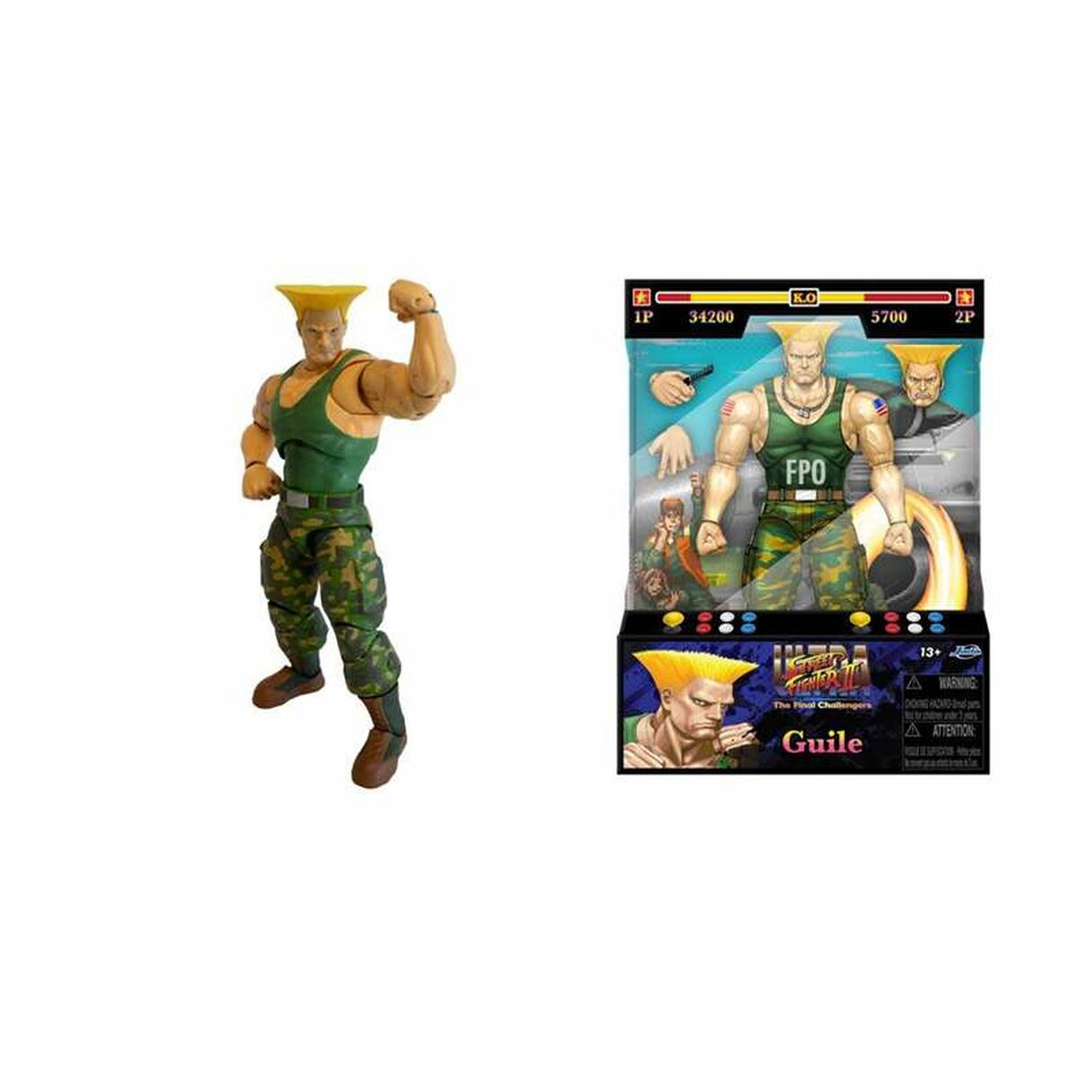 Ledad figur Street Fighter