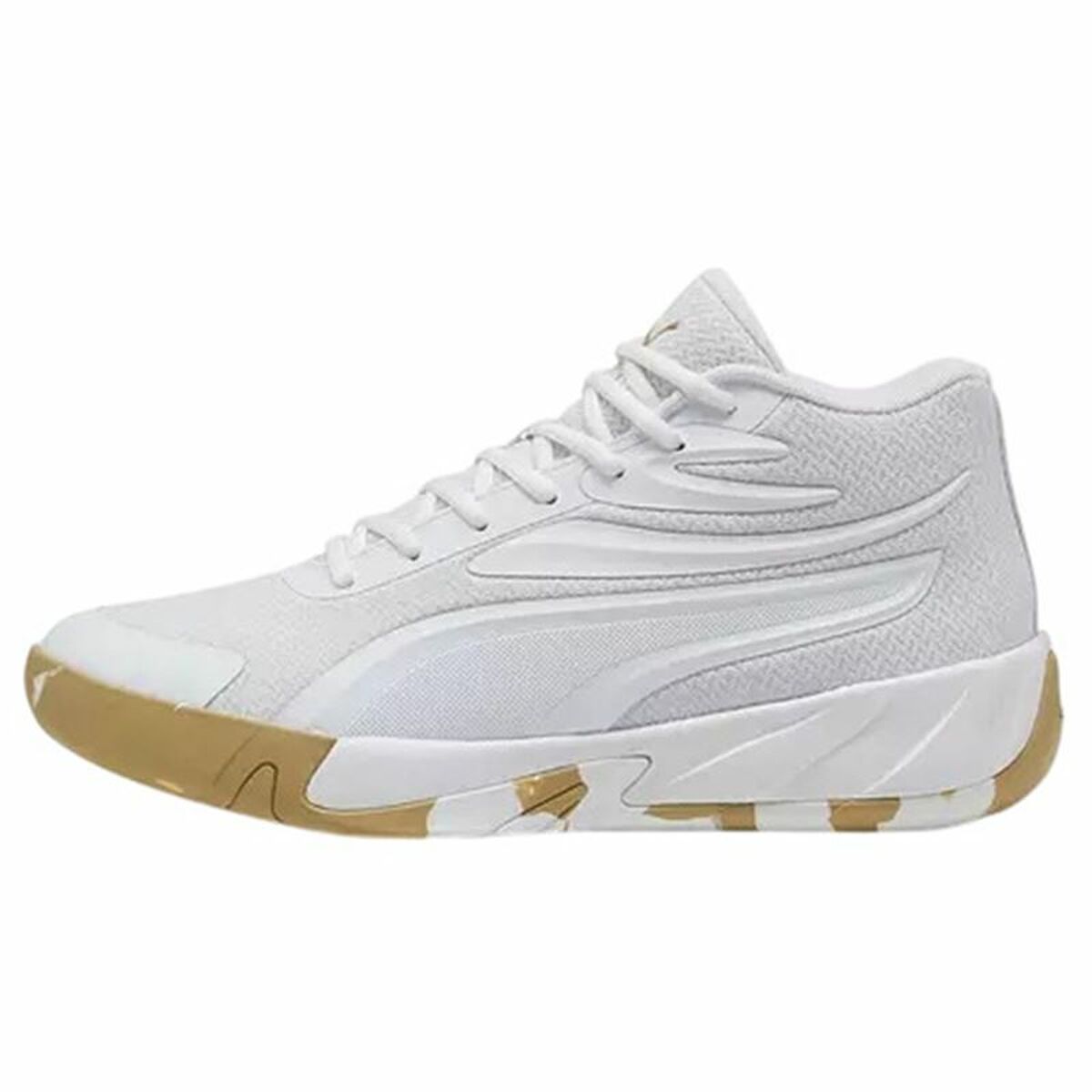 Basketskor, Vuxen Puma Court Pro Marble Vit