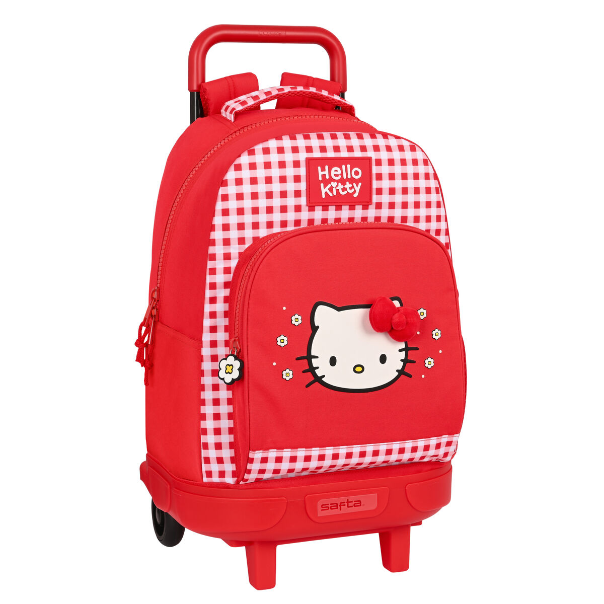 Skolväska med hjul Hello Kitty Spring Röd 33 X 45 X 22 cm - 4