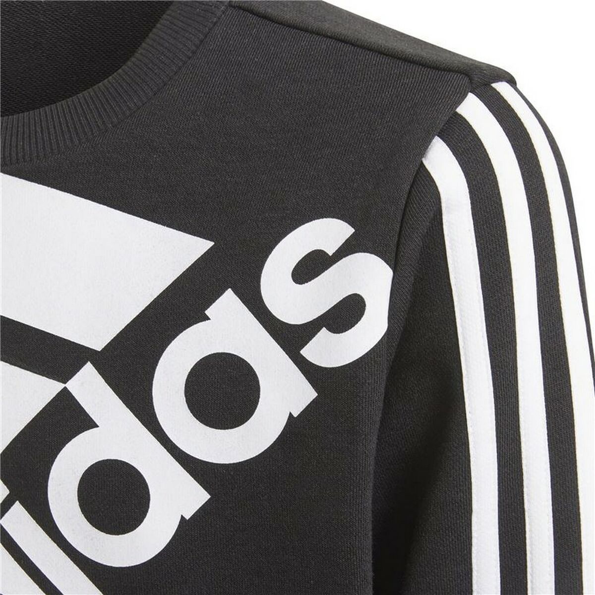 Träningsoverall barn Adidas Essentials Logo K Svart - 3