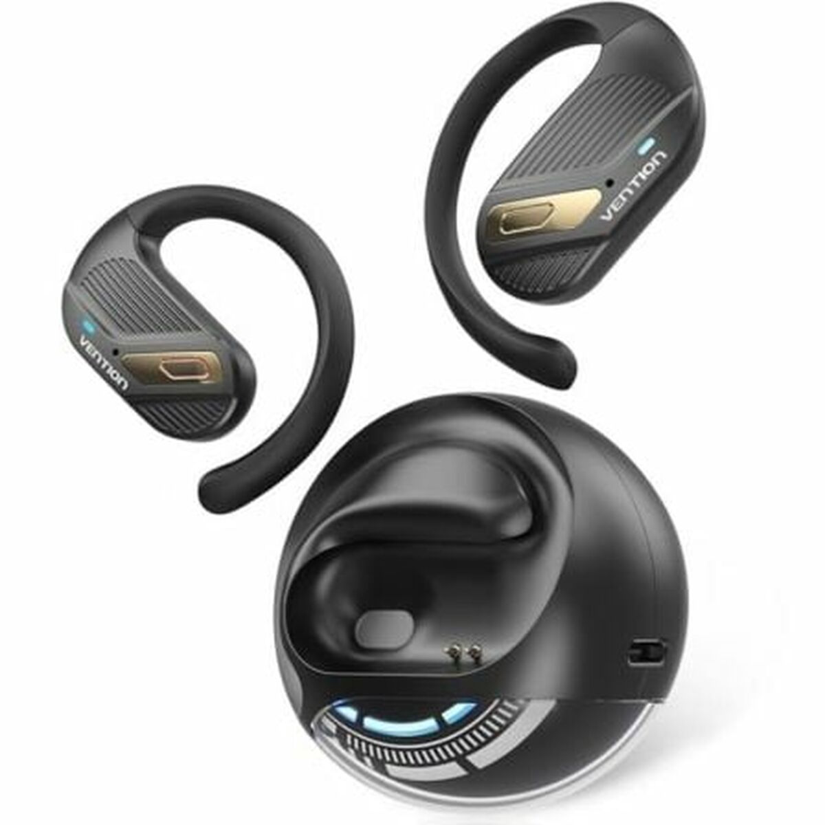 Hörlurar Vention OpenBeat O12 NBUB0 Svart