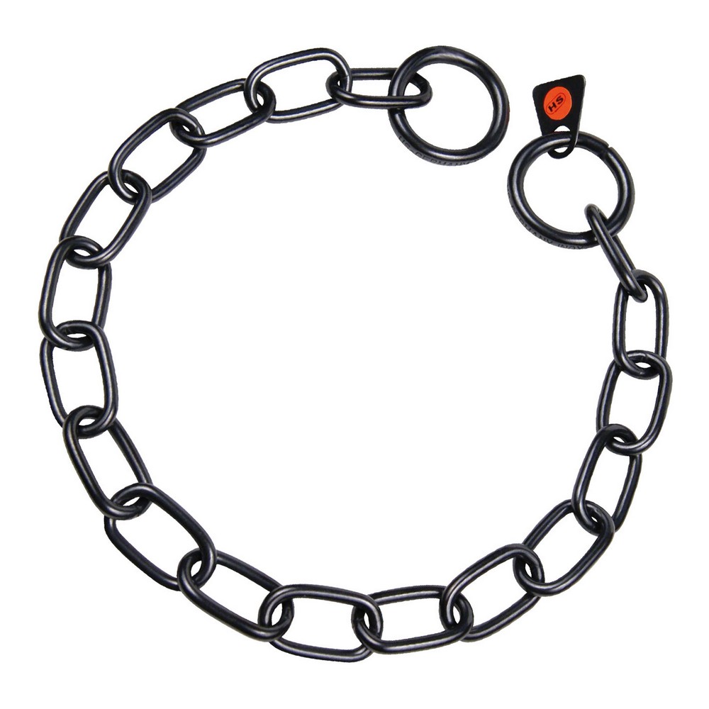 Hundhalsband Hs Sprenger Svart 3 mm Länkar Halvlånga (55 cm)