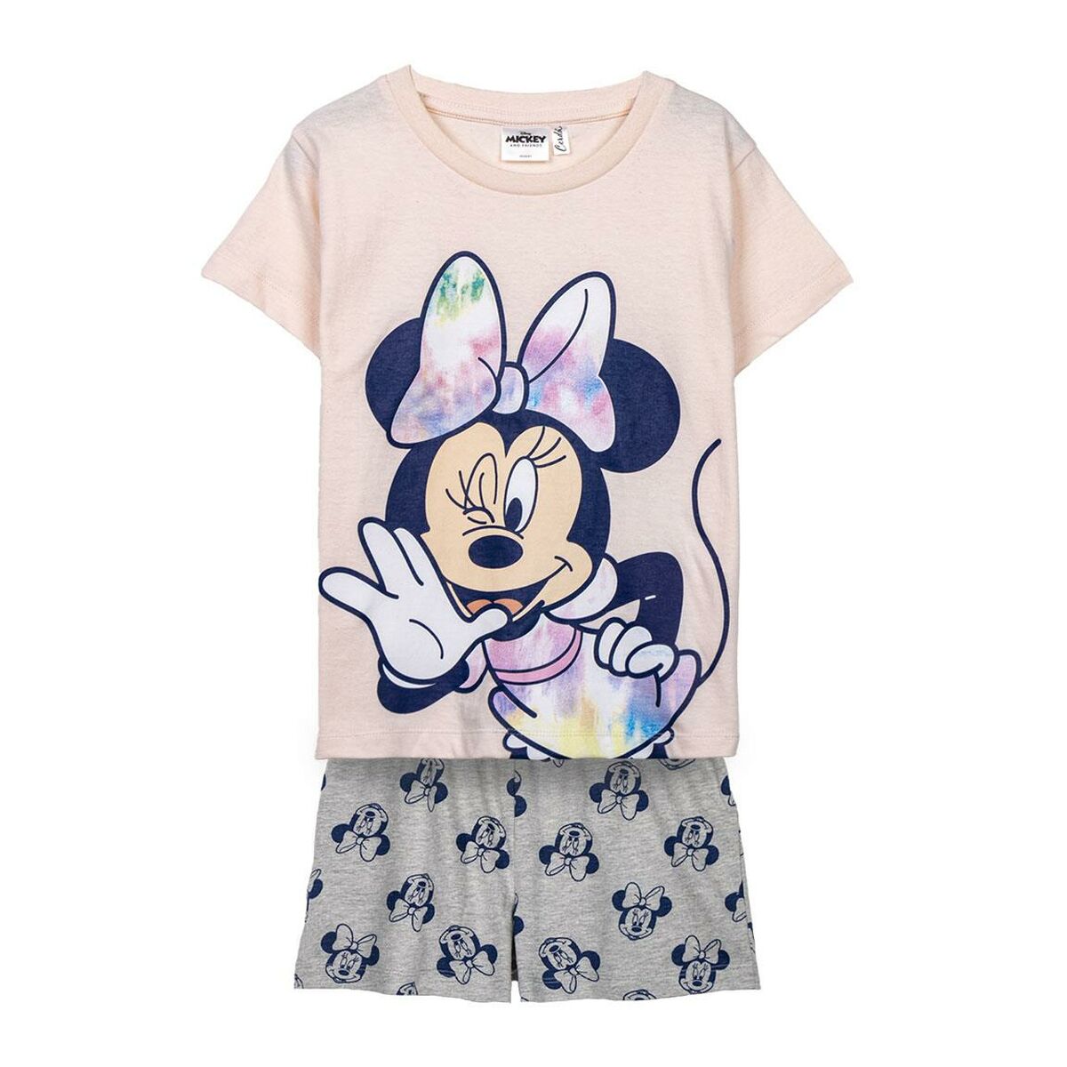 Pyjamas Barn Minnie Mouse Gul