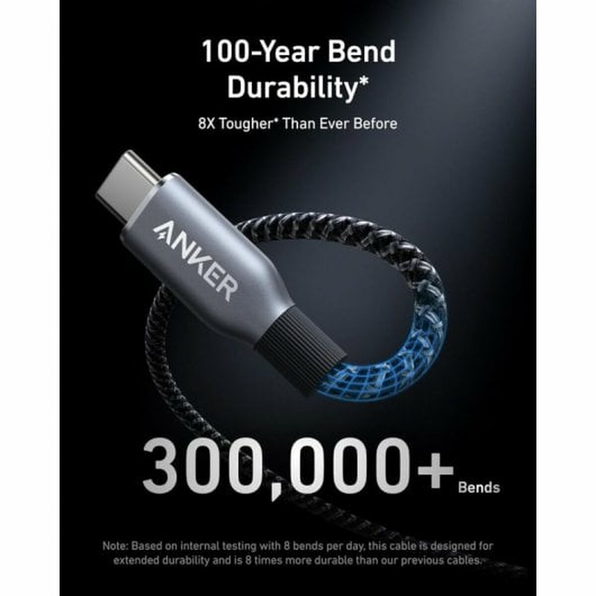USB-C-kabel Anker Grå - 2