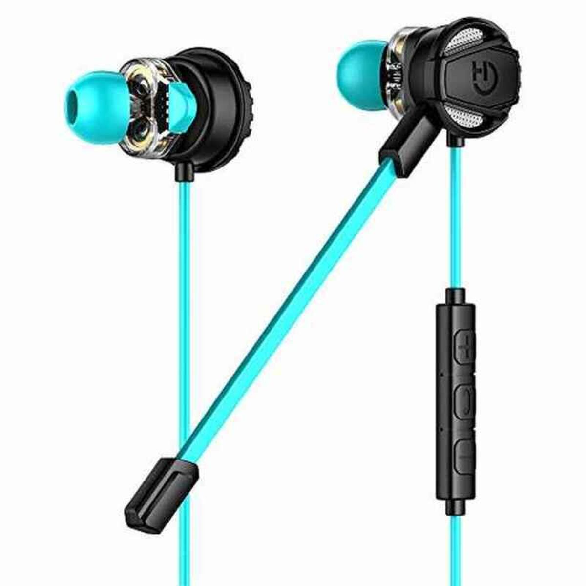Spelhörlurar med mikrofon Hiditec GHE010002 (3.5 mm)