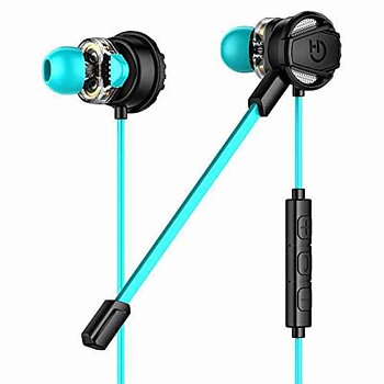 Spelhörlurar med mikrofon Hiditec GHE010002 (3.5 mm)