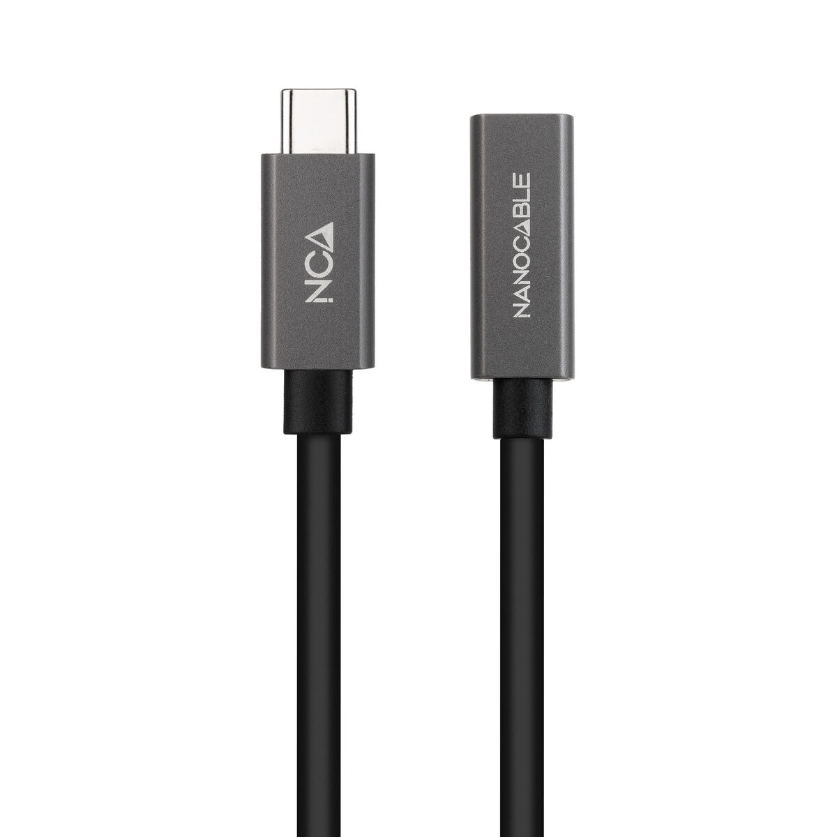USB-C-kabel NANOCABLE 10.01.4401 Svart 1 m - 2