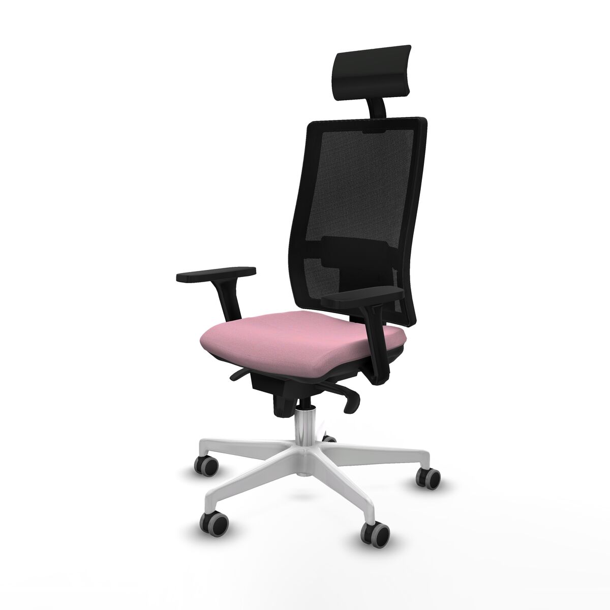 Kontorsstol med nackstöd Piqueras y Crespo 3D026G1 Rosa - 2