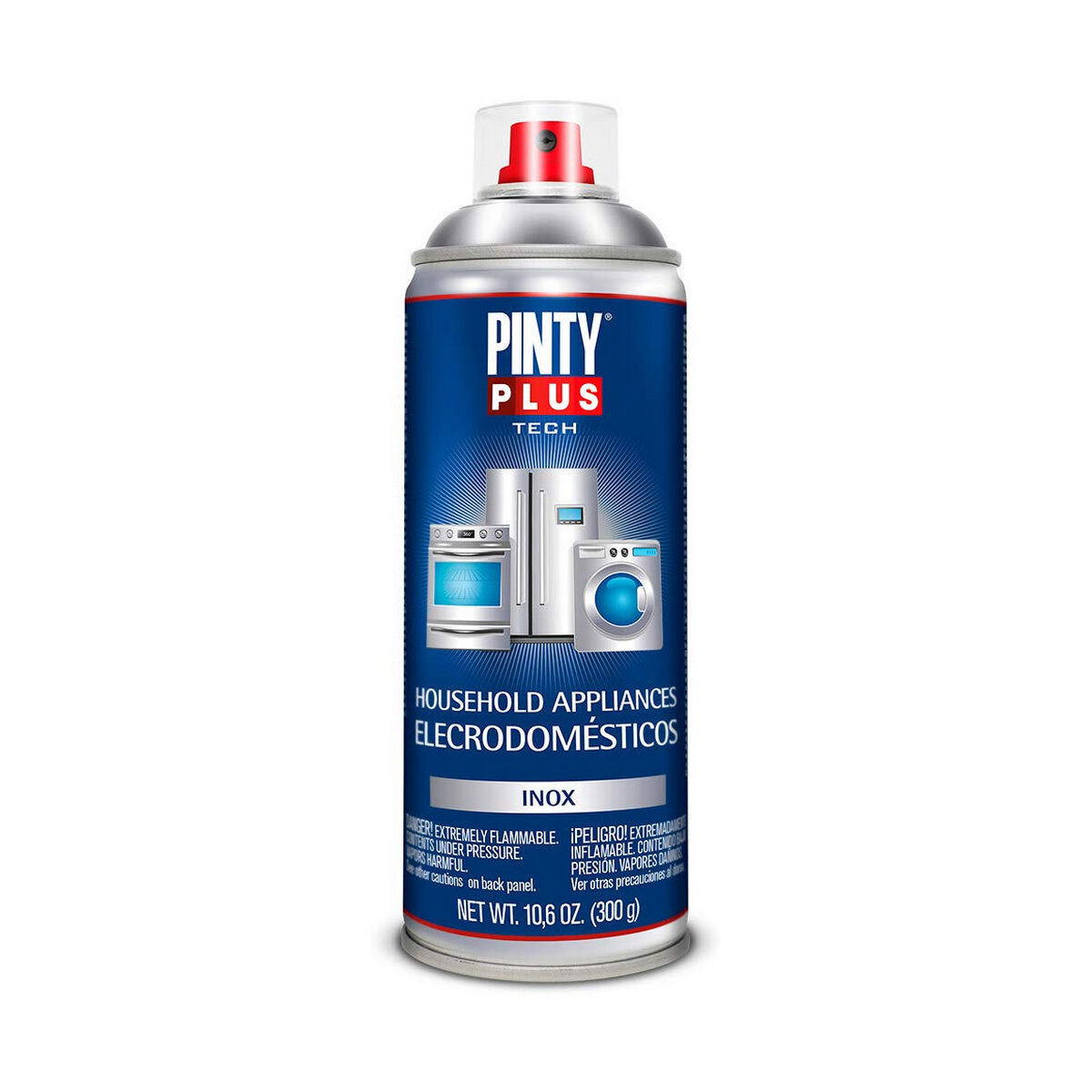 Sprejfärg Pintyplus Tech E150 400 ml Elektriska apparater Silvrig