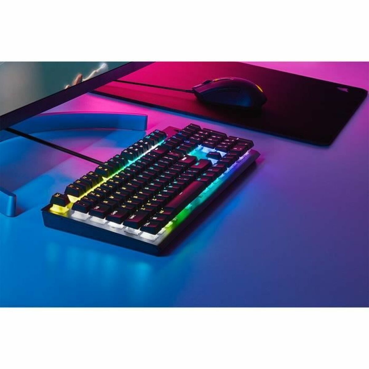 Tangentbord Corsair Svart Franska QWERTY - 3