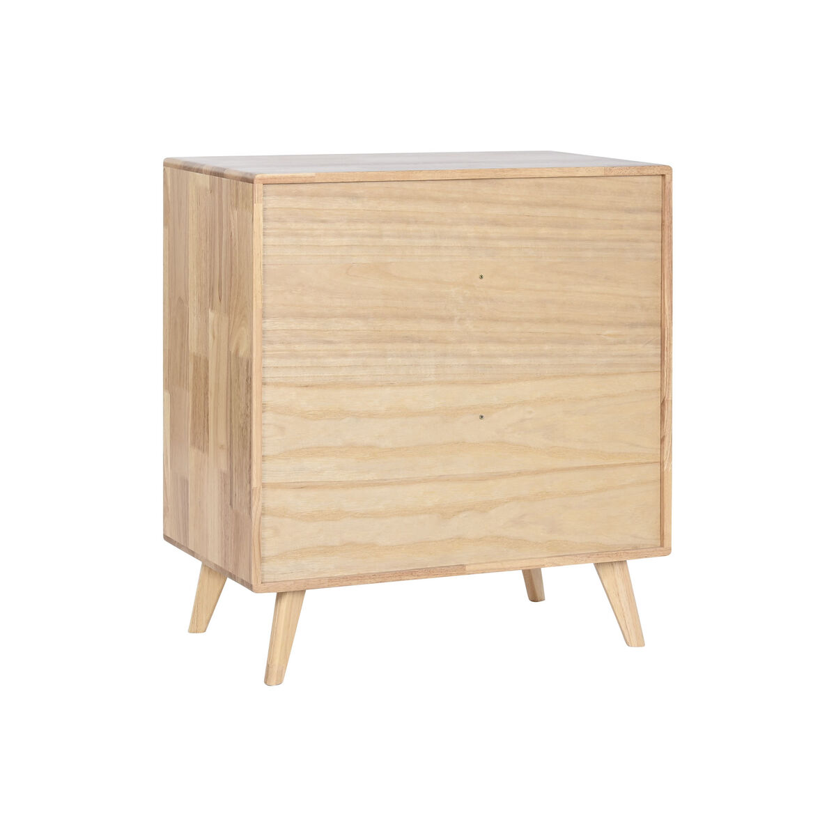 Skänk Home ESPRIT Naturell Metall Rattan Gummiträ 73,5 x 35 x 78 cm - 2