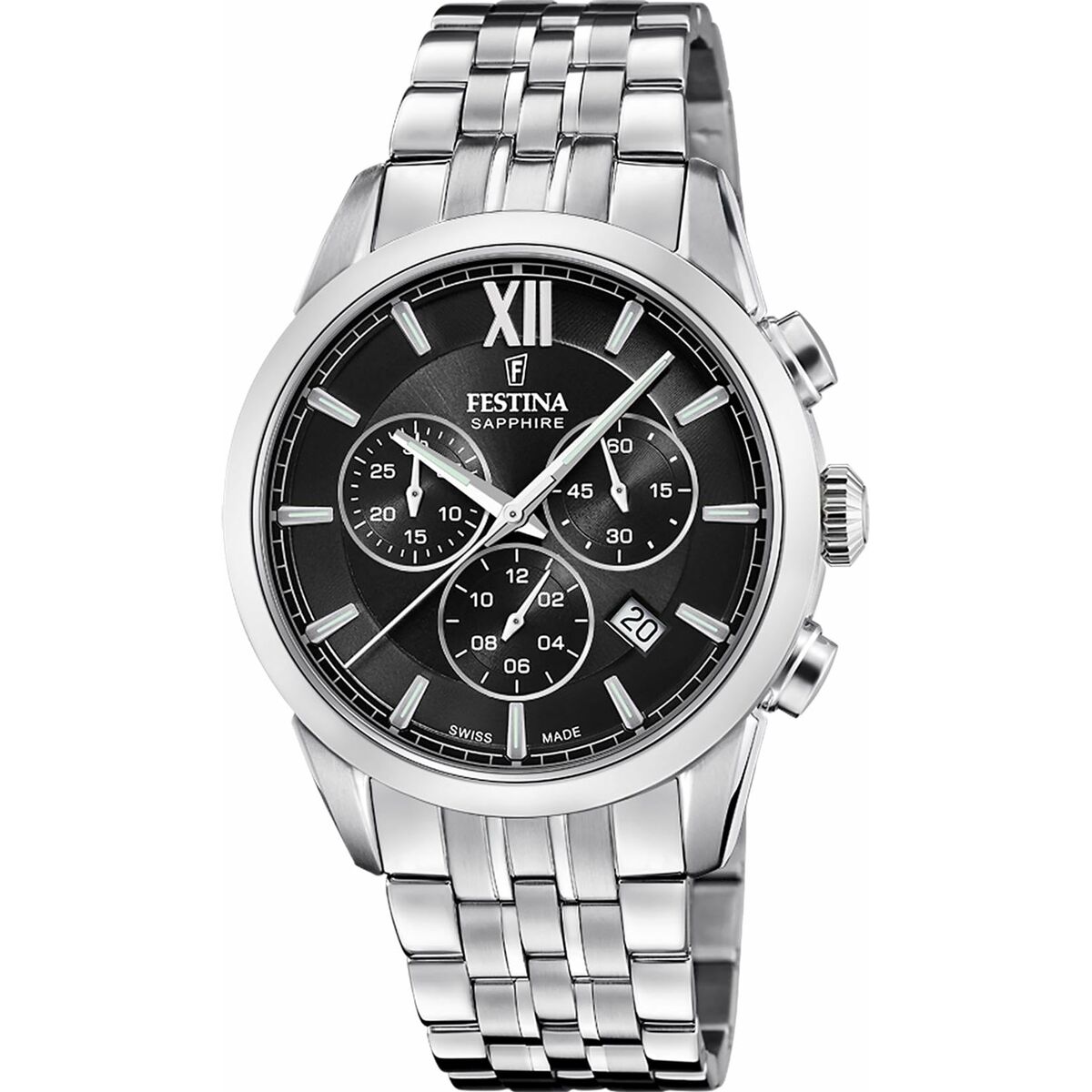 Herrklocka Festina F20040/4 Grå Silvrig (Ø 40 mm)