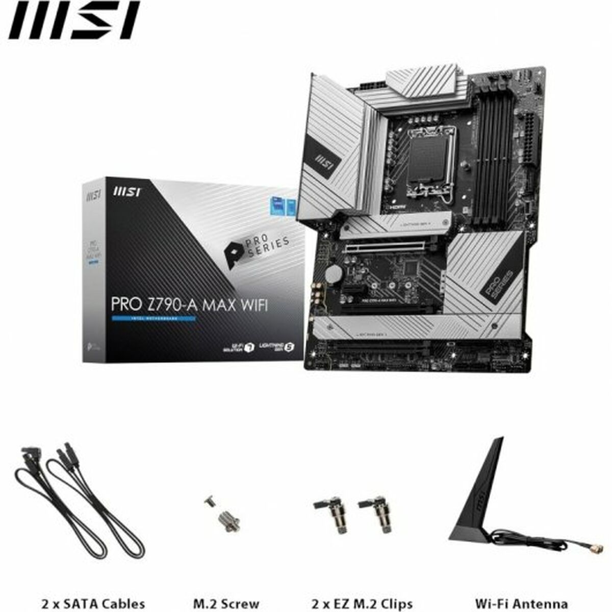 Moderkort MSI PRO Z790-A MAX WIFI DDR5 ATX 1700 LGA 1700 Intel Z790 Express - 7