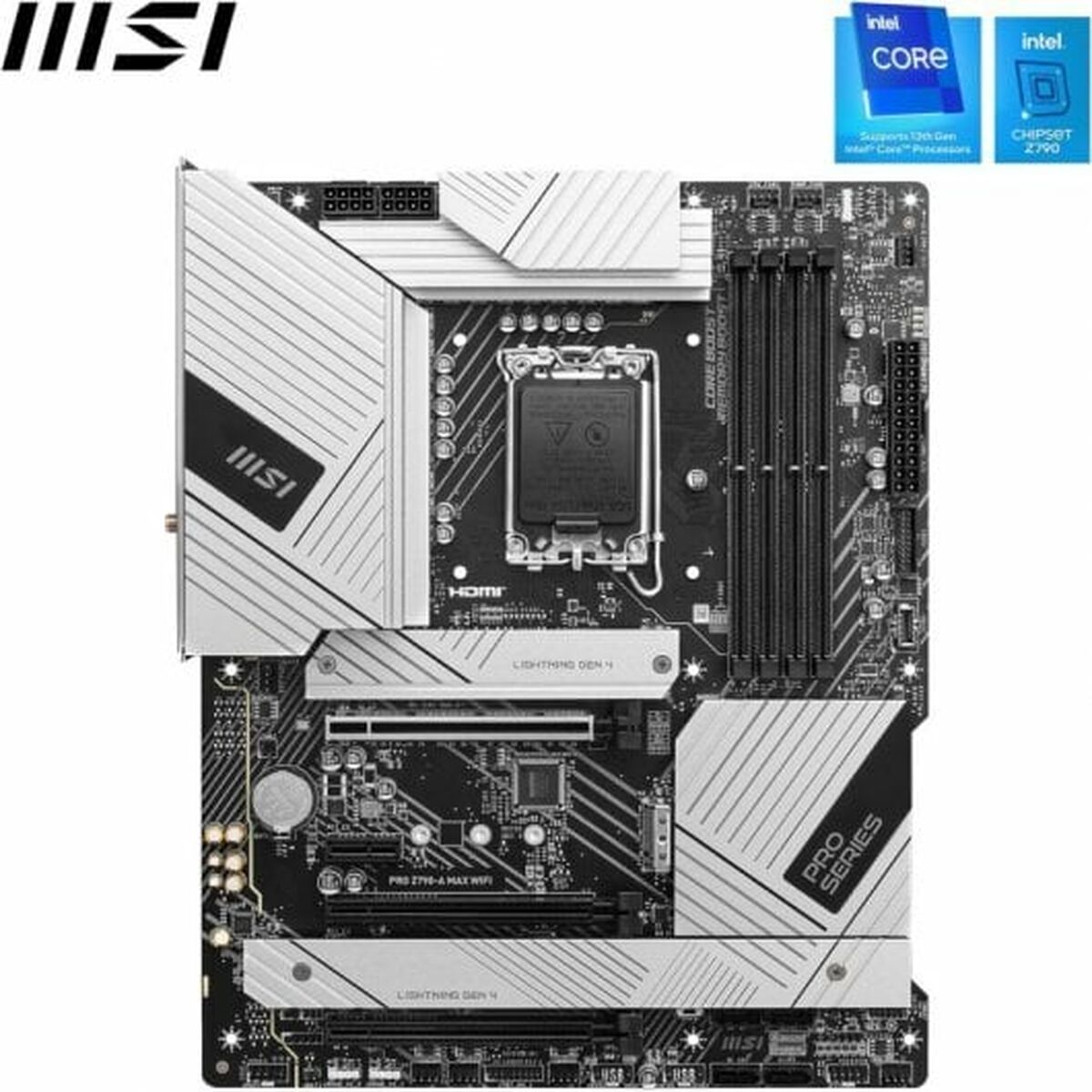 Moderkort MSI PRO Z790-A MAX WIFI DDR5 ATX 1700 LGA 1700 Intel Z790 Express - 2
