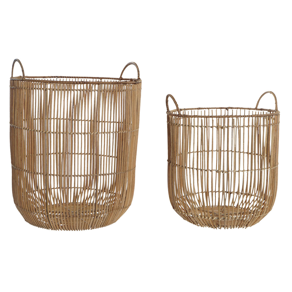 Korg - set DKD Home Decor Rattan (40 x 40 x 51,5 cm) - 7