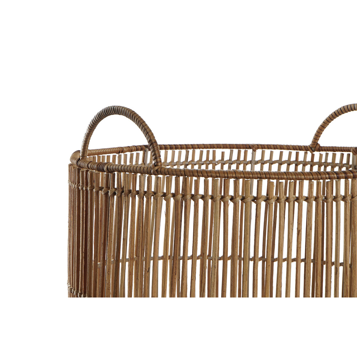 Korg - set DKD Home Decor Rattan (40 x 40 x 51,5 cm) - 2