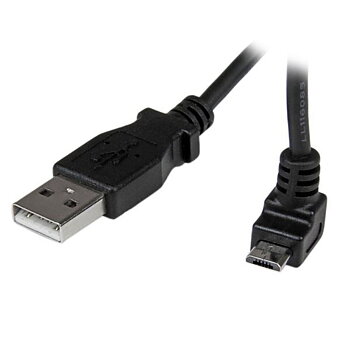 USB-kabel till mikro-USB Startech USBAUB2MU Svart