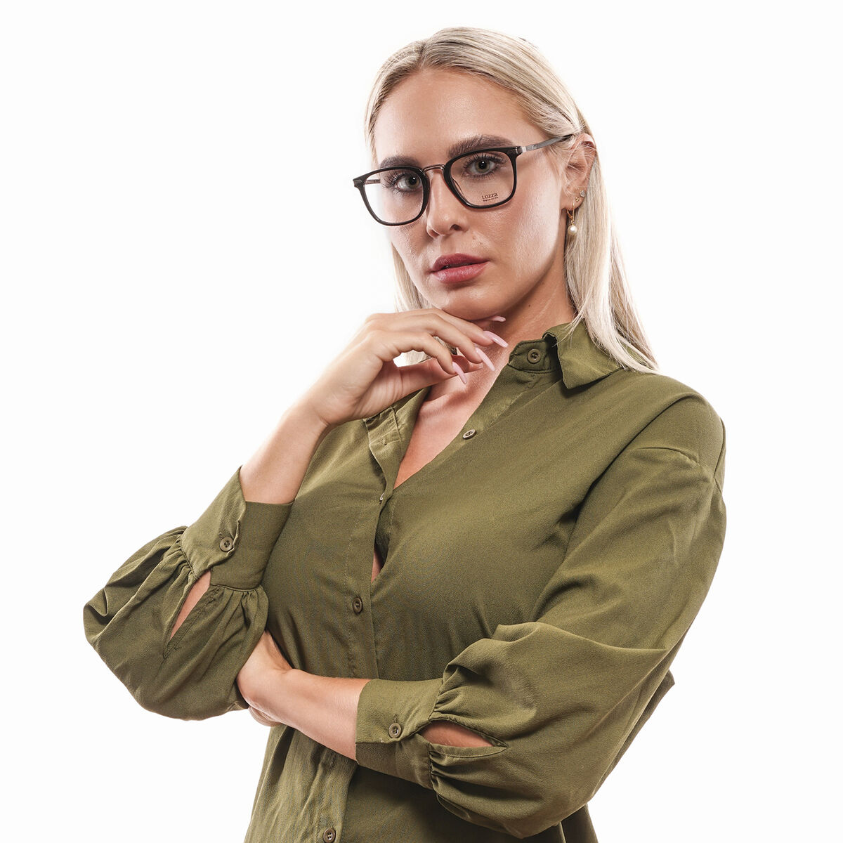 Glasögonbågar Lozza VL4152 500BLK - 3