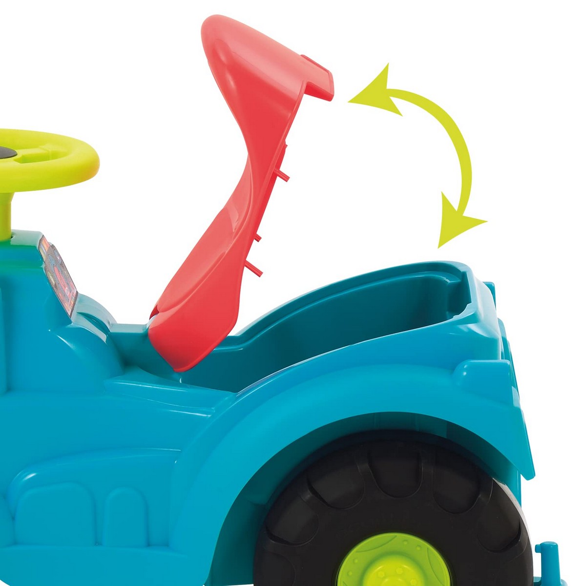 Trehjuling Ecoiffier Trailer Tractor Extraktor Släp - 7