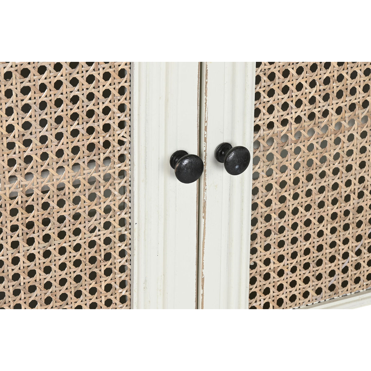 Skänk Home ESPRIT Vit Naturell 180 x 40 x 85 cm - 4