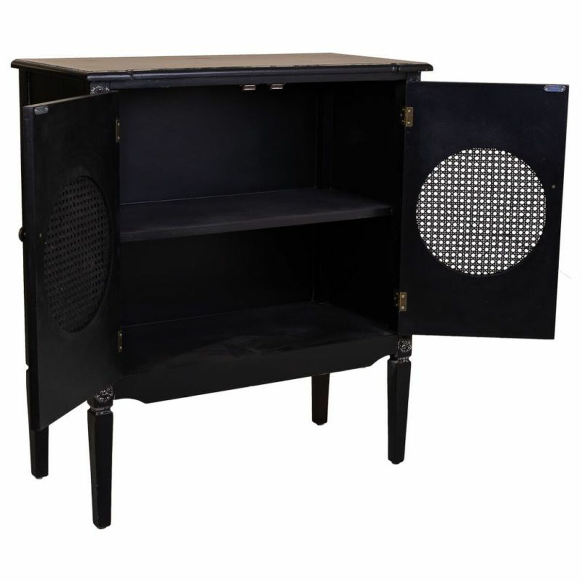 Mottagare Alexandra House Living Svart 38 x 90 x 80 cm - 3