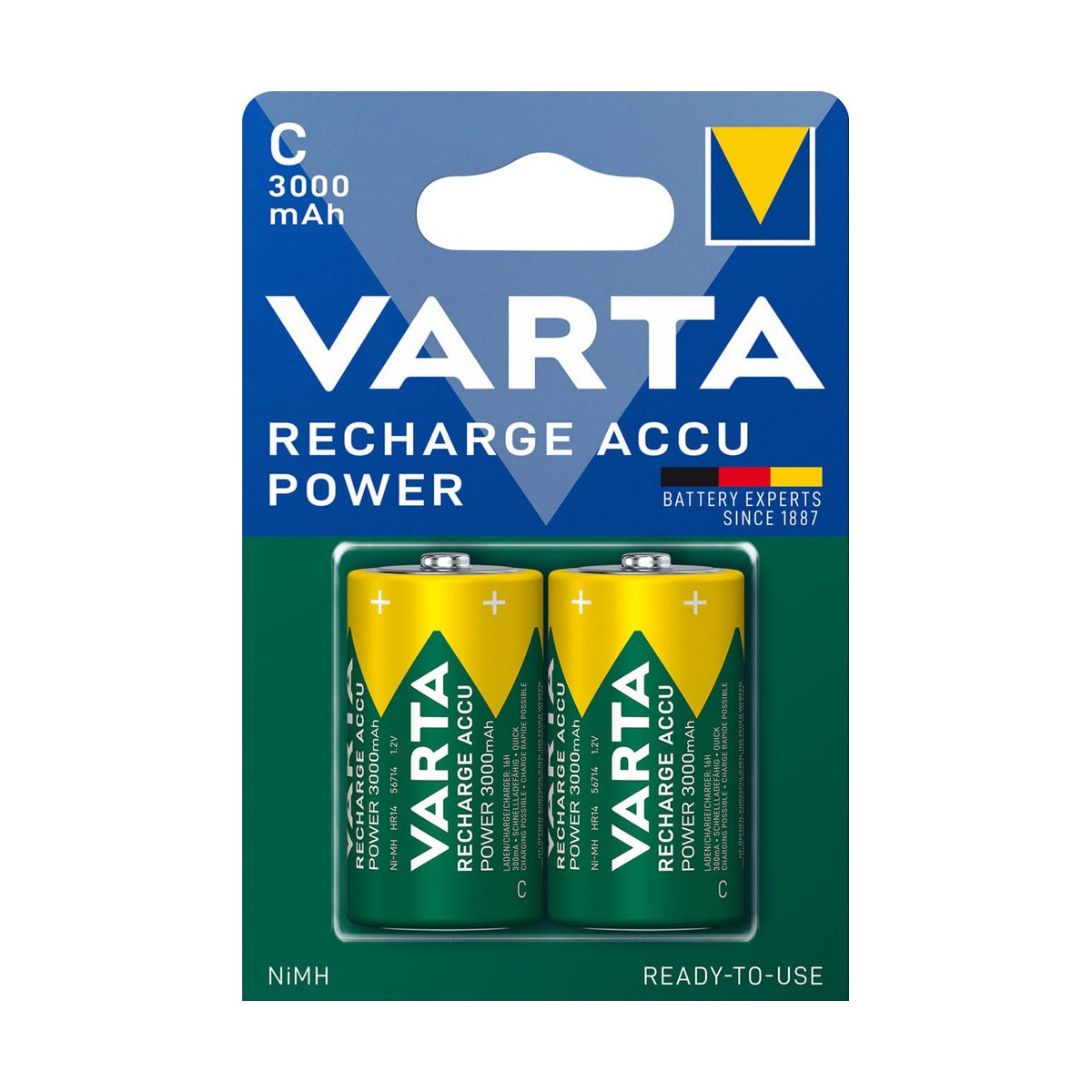 Laddningsbara Batterier Varta 56714 101 402 - 3
