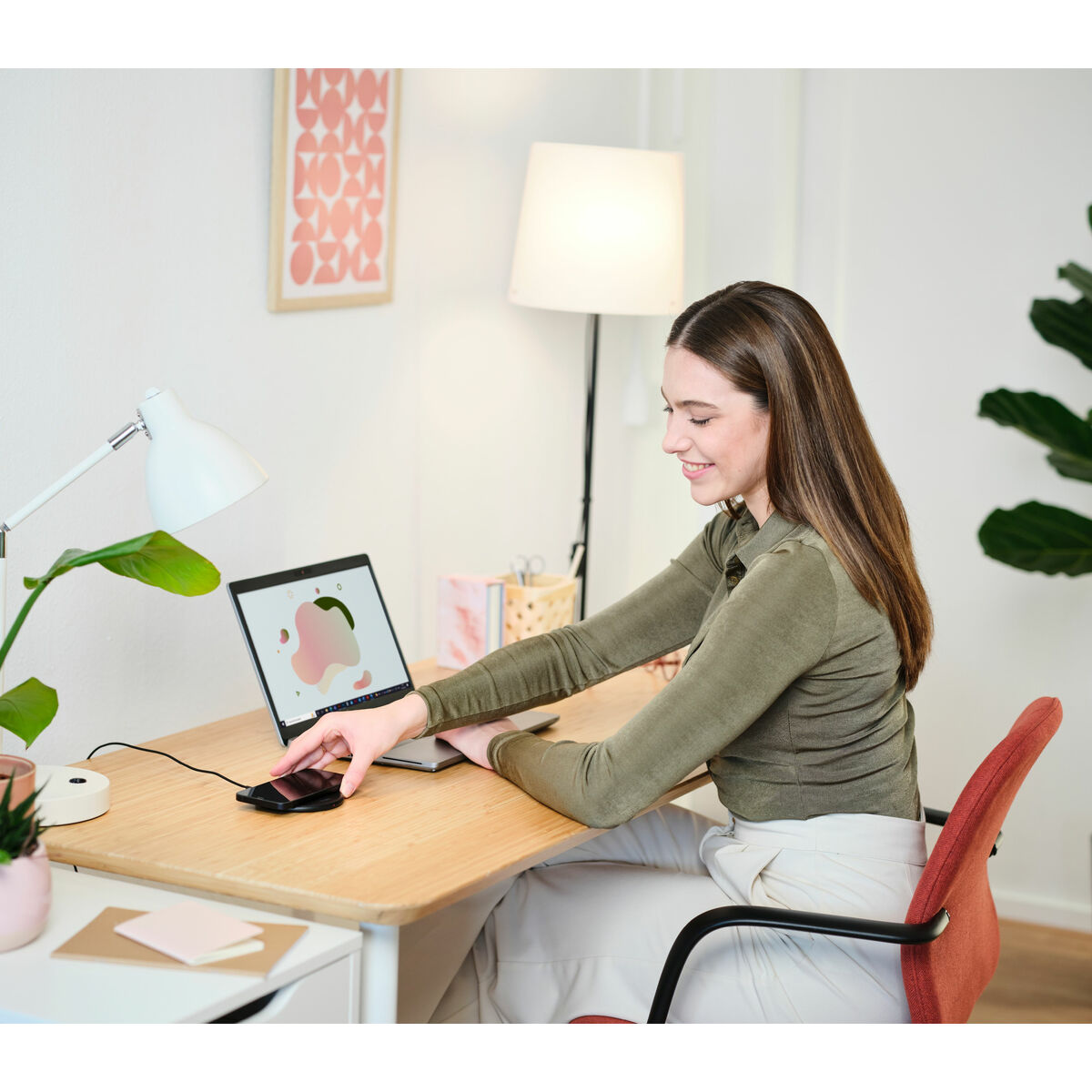 Trådlös laddare Trust 24784 Svart USB-C 15 W - 6