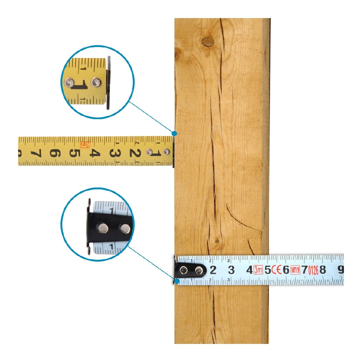 Flexometer Ferrestock HQ 3 m x 16 mm Nylon - 11