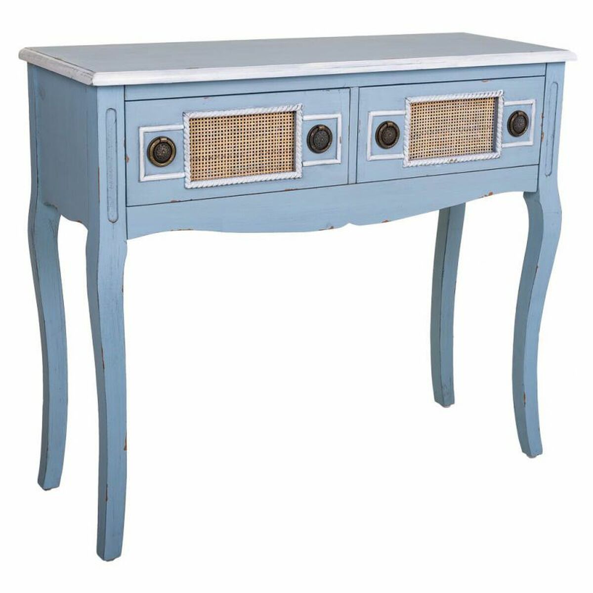 Hallmöbel med lådor Alexandra House Living Blå 33 x 77 x 90 cm