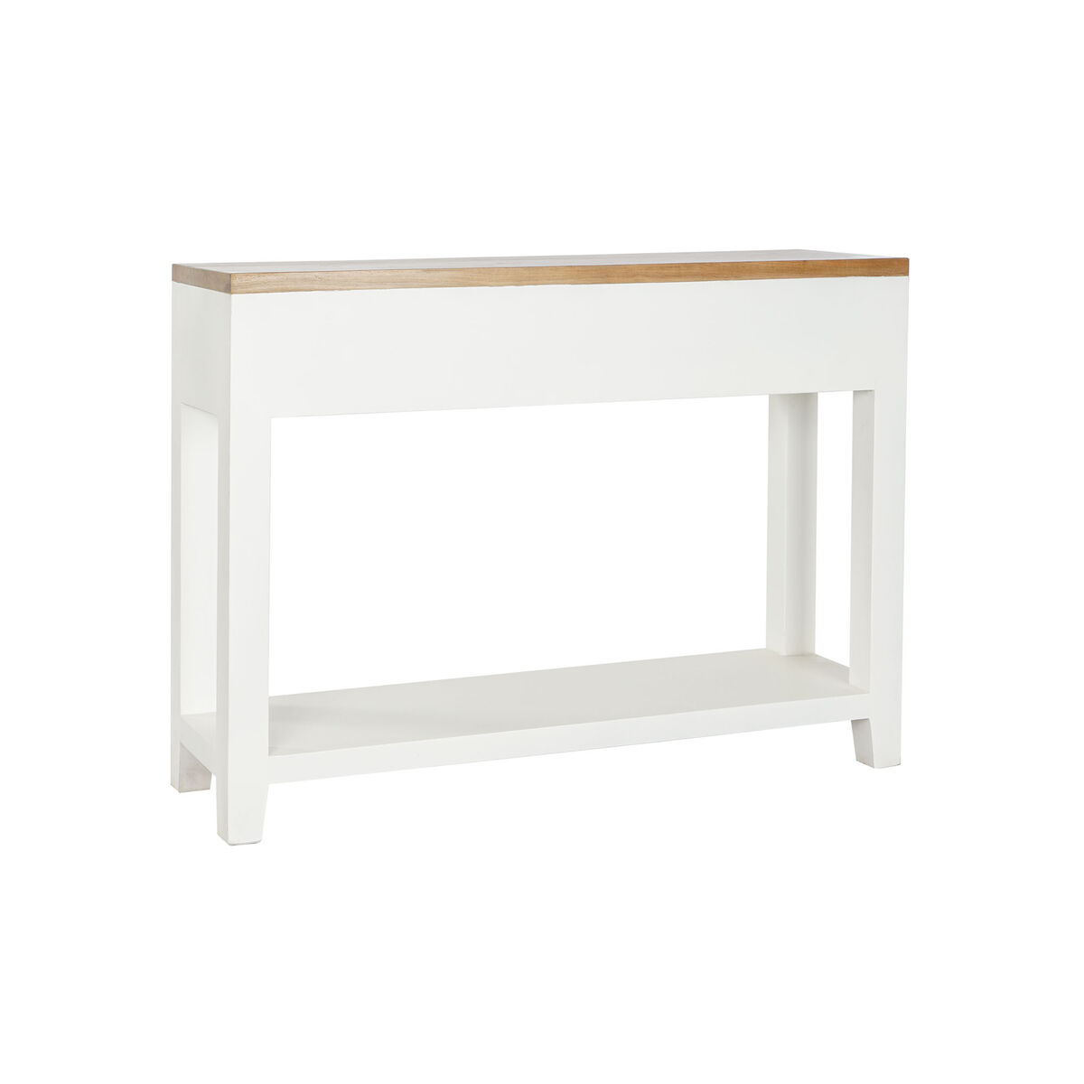 Sidobord DKD Home Decor Vit Brun Akaciaträ Mangoträ 110 x 30 x 80 cm - 6