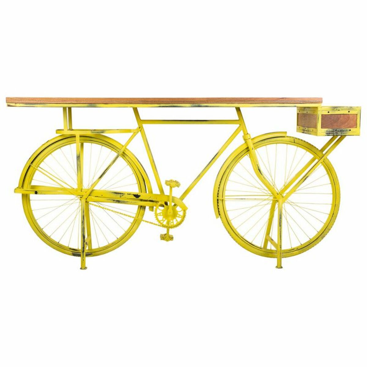 Mottagare Alexandra House Living Bike Gul 46 x 93 x 187 cm - 4