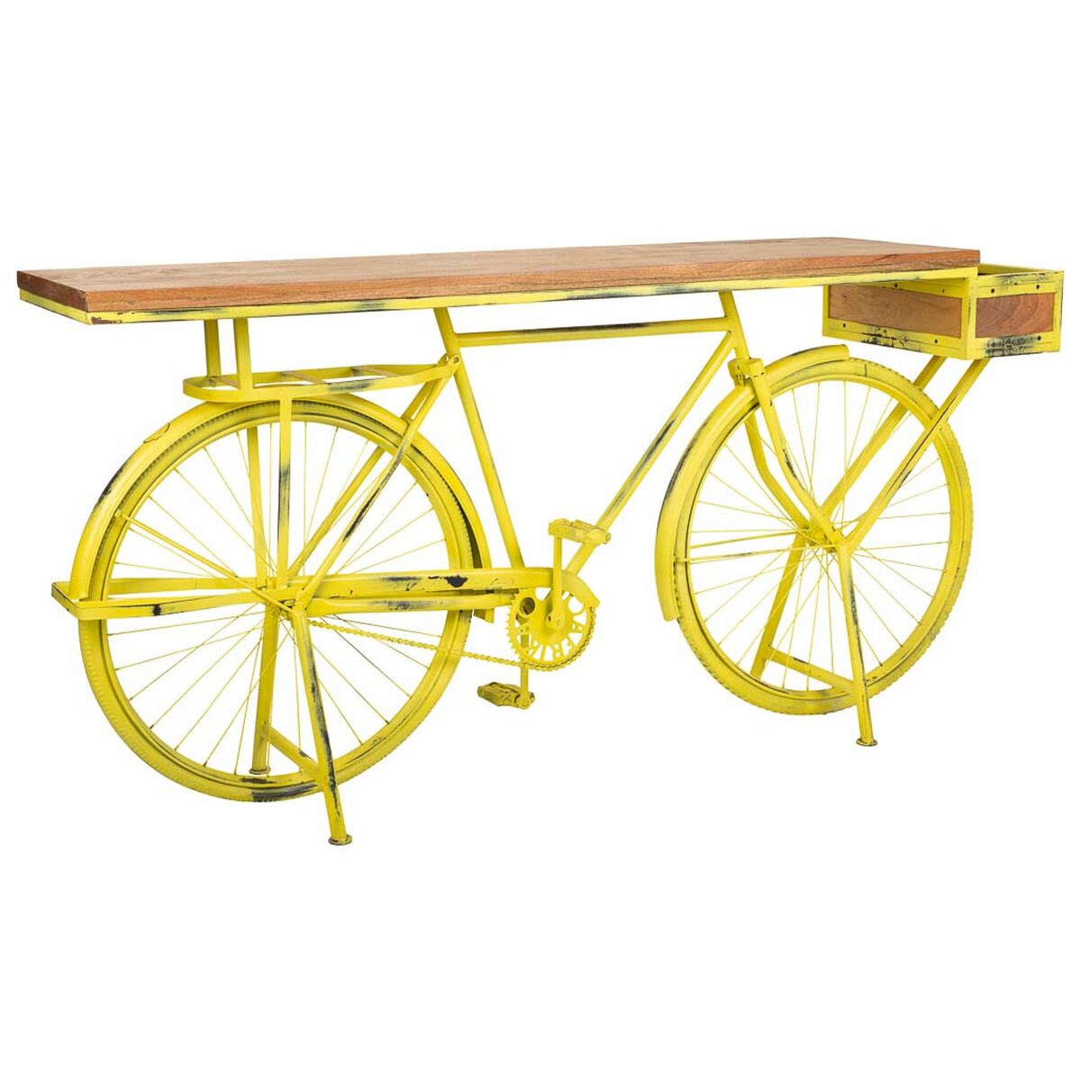 Mottagare Alexandra House Living Bike Gul 46 x 93 x 187 cm